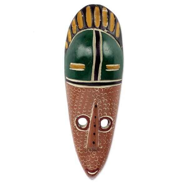 A Winner African Wood Mask - Ghana