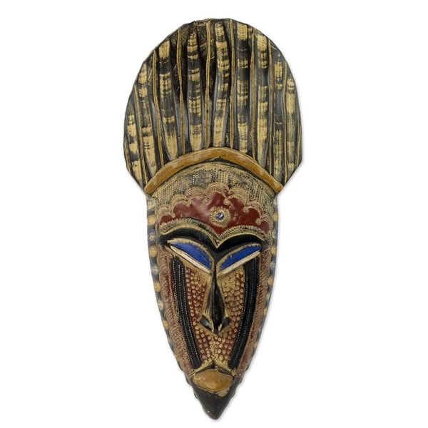 May Kudi African Wood Mask - Ghana