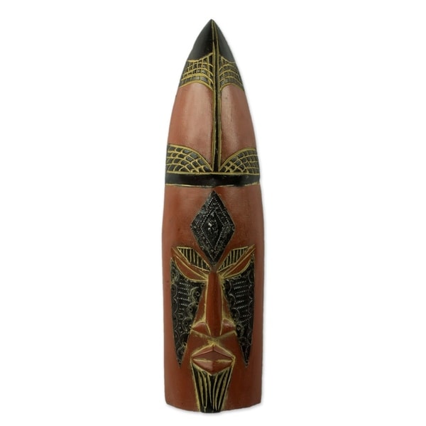 Aso Wura African Wood Mask - Ghana