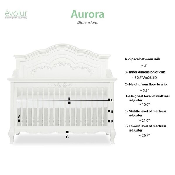 crib length width height