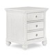 preview thumbnail 2 of 0, Evolur Signature Cape May Nightstand, Weathered White