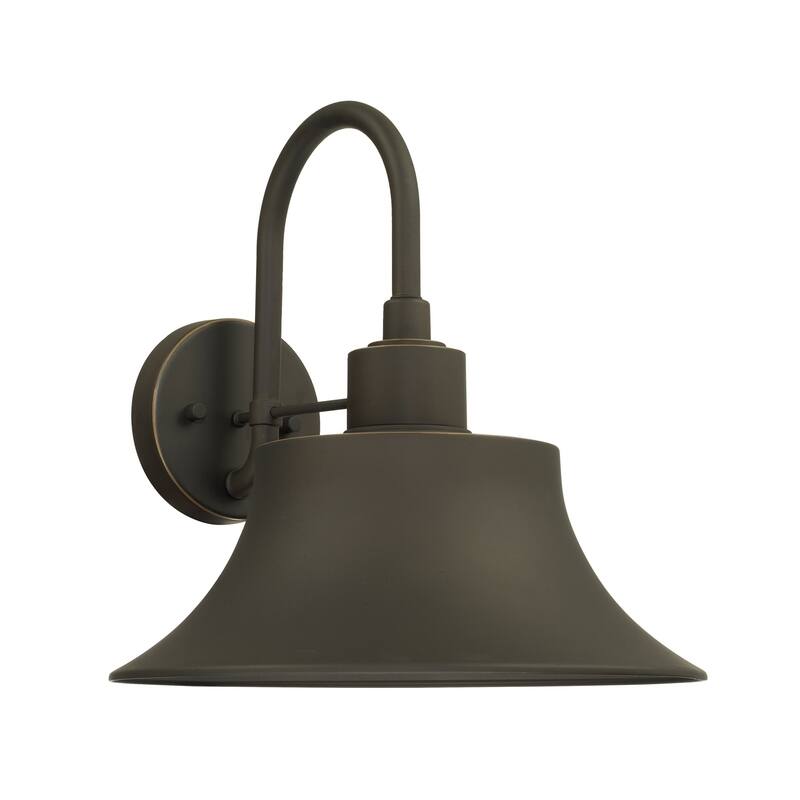 Brock 1-light Oiled Bronze Outdoor Wall Sconce
