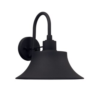 Brock 1-light Black Outdoor Wall Sconce