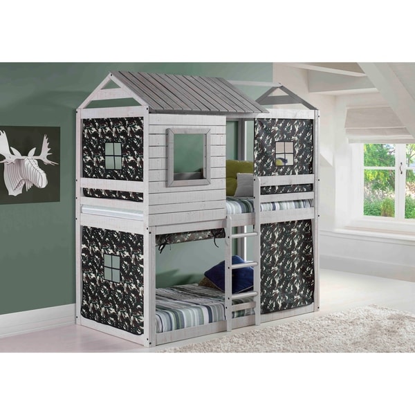 twin over full tree house bunk bed