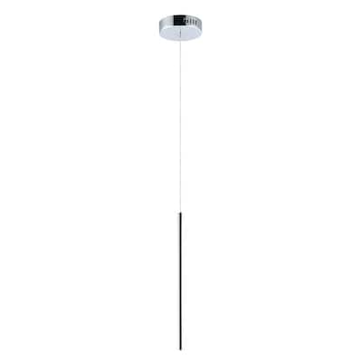 Flute 1" Wide Steel Pendant
