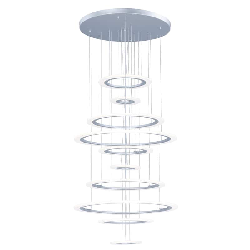 Saturn II 30" Wide Aluminum Pendant