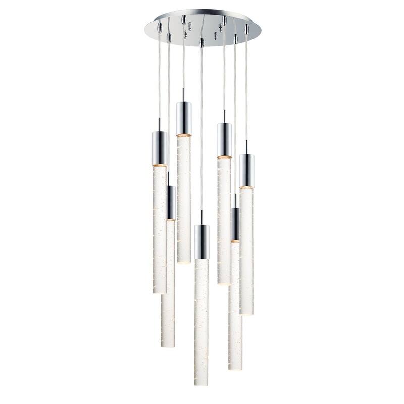 Big Fizz 16" Wide Steel Pendant - N/A