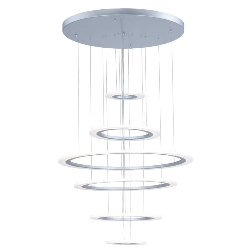Saturn II 30" Wide Aluminum Pendant