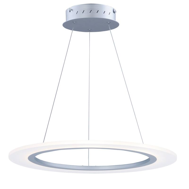 Saturn II 23.75" Wide Aluminum Pendant - N/A