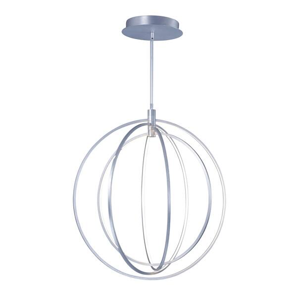 slide 1 of 1, Concentric 27" Wide Aluminum Pendant