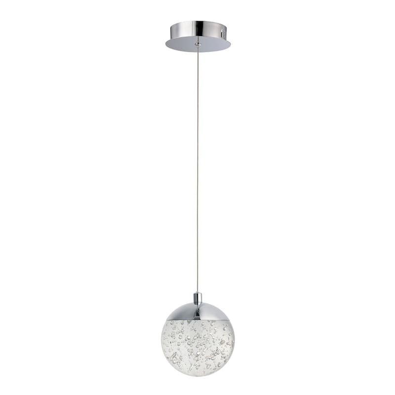 Orb II 5.5" Wide Steel Pendant - N/A