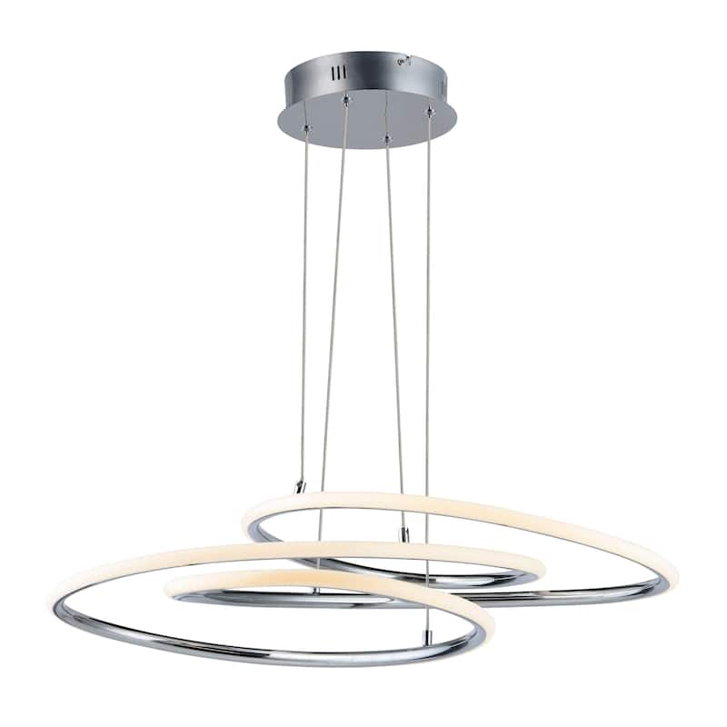 Coaster 20.25" Wide Steel Pendant - N/A