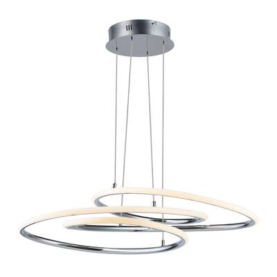 Coaster 20.25" Wide Steel Pendant
