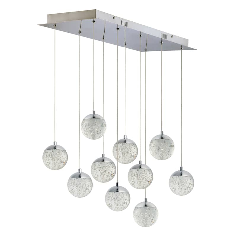 Orb II 11" Wide Steel Pendant