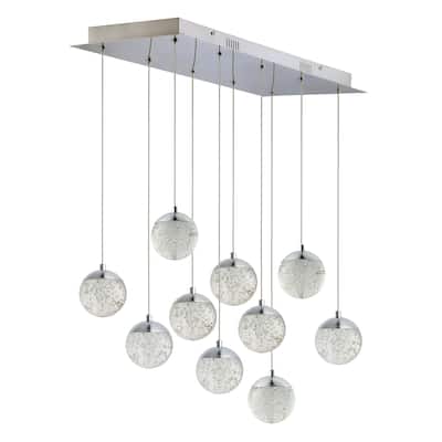 Orb II 11" Wide Steel Pendant