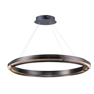 Echo 39.5" Wide Steel Pendant