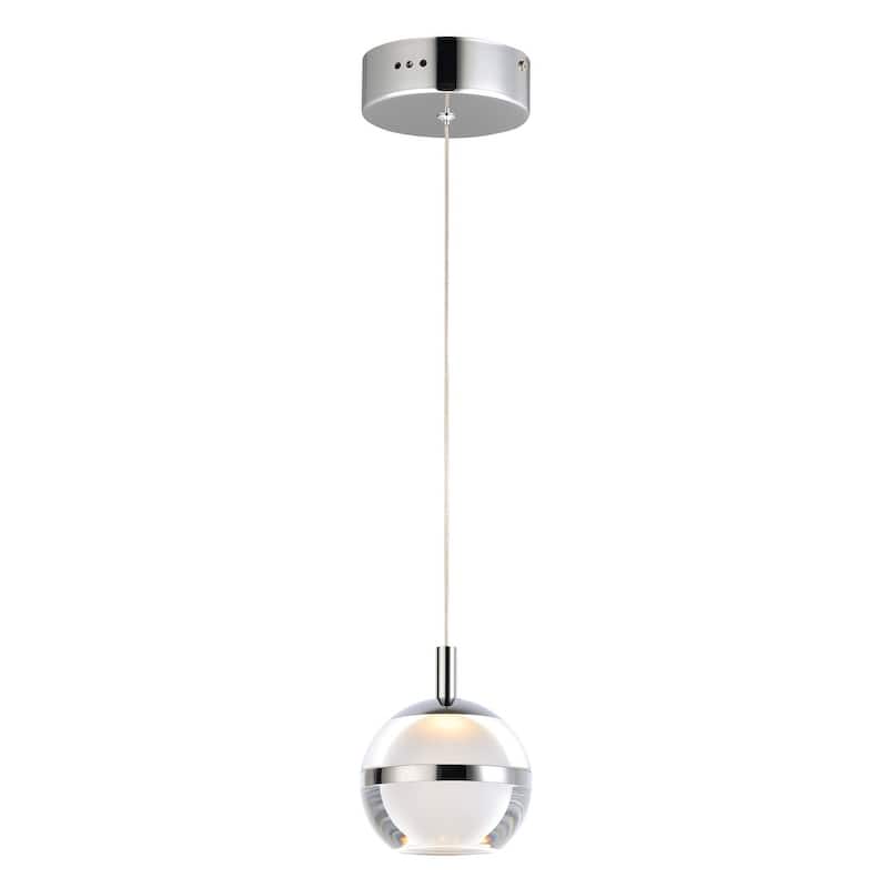 Swank 4.5" Wide Steel Pendant - N/A