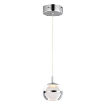 Swank 4.5" Wide Steel Pendant
