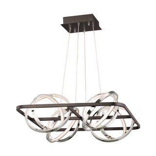 Gyro II 27" Wide Steel Pendant