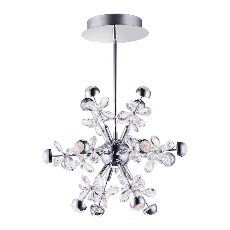 Nova 19" Wide Steel Pendant