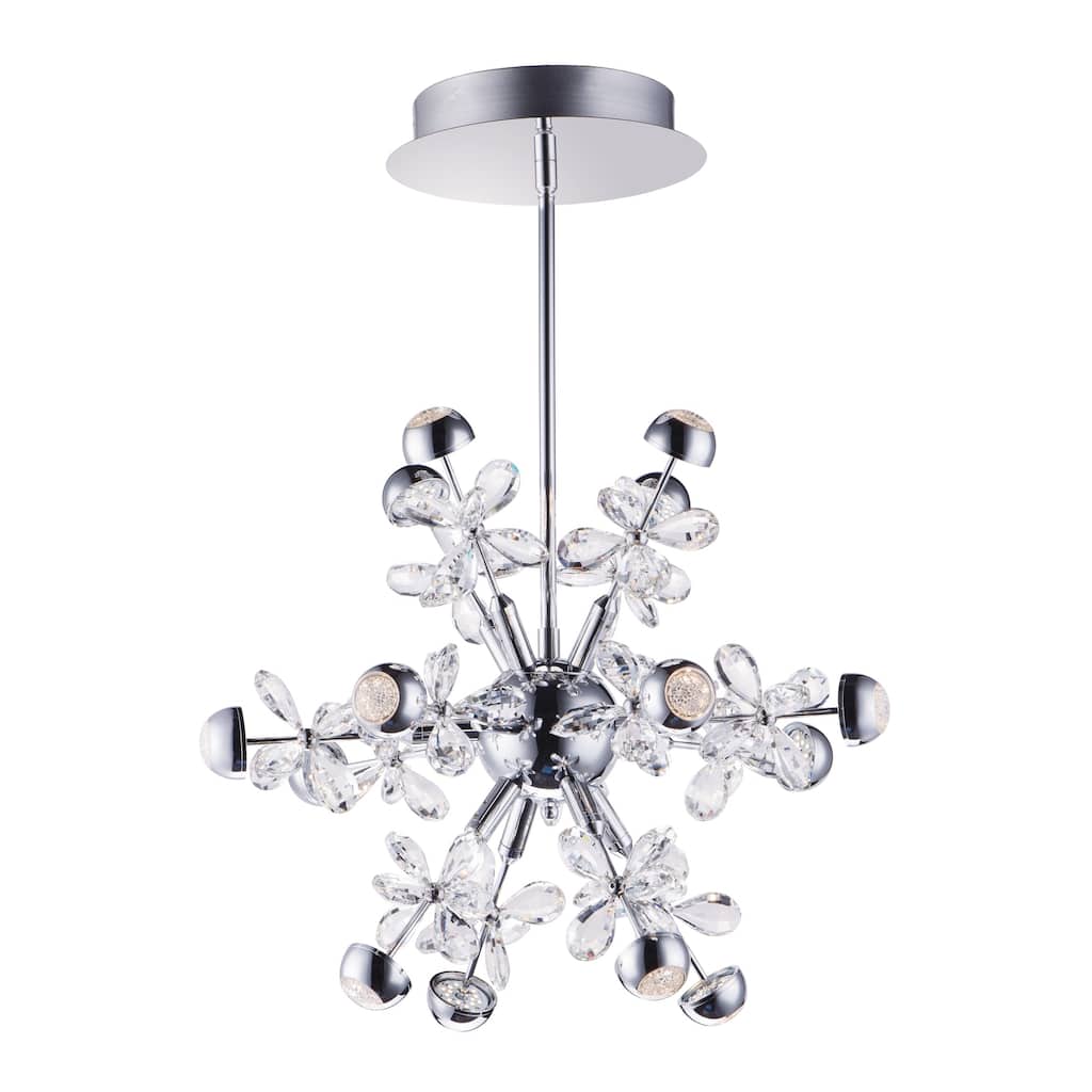 Nova 19" Wide Steel Pendant