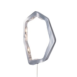 Boulder 3" Wide Steel Wall Sconce - Polished chrome - Polished chrome