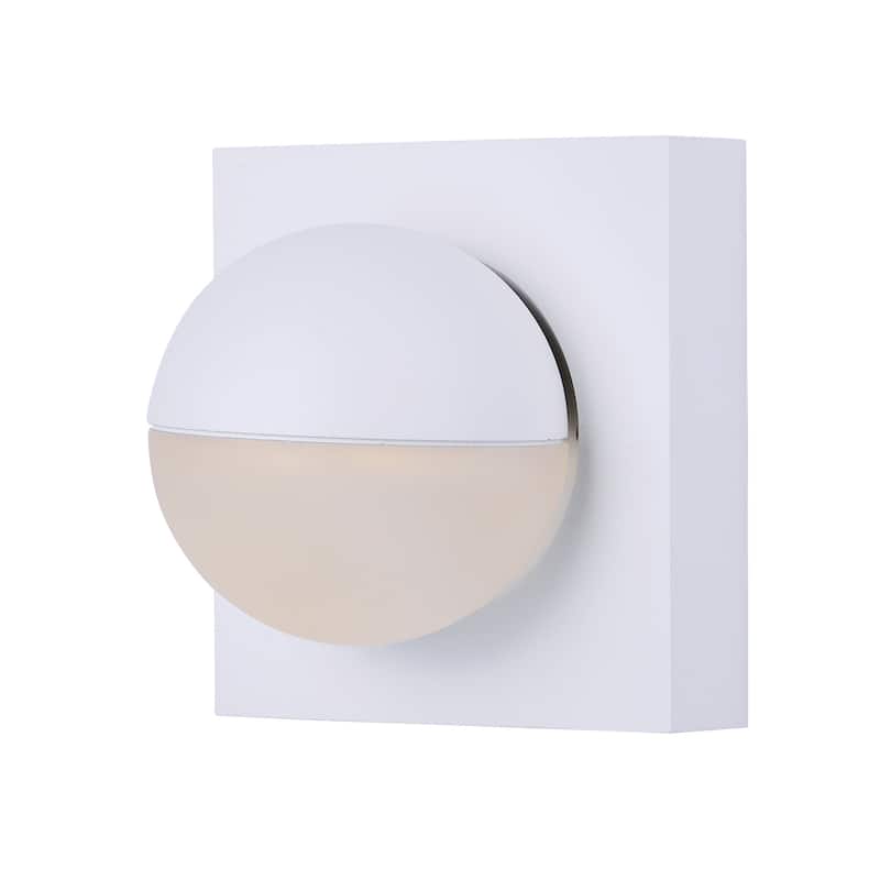 Alumilux Sconce 4.25" Wide Aluminum Wall Sconce - White