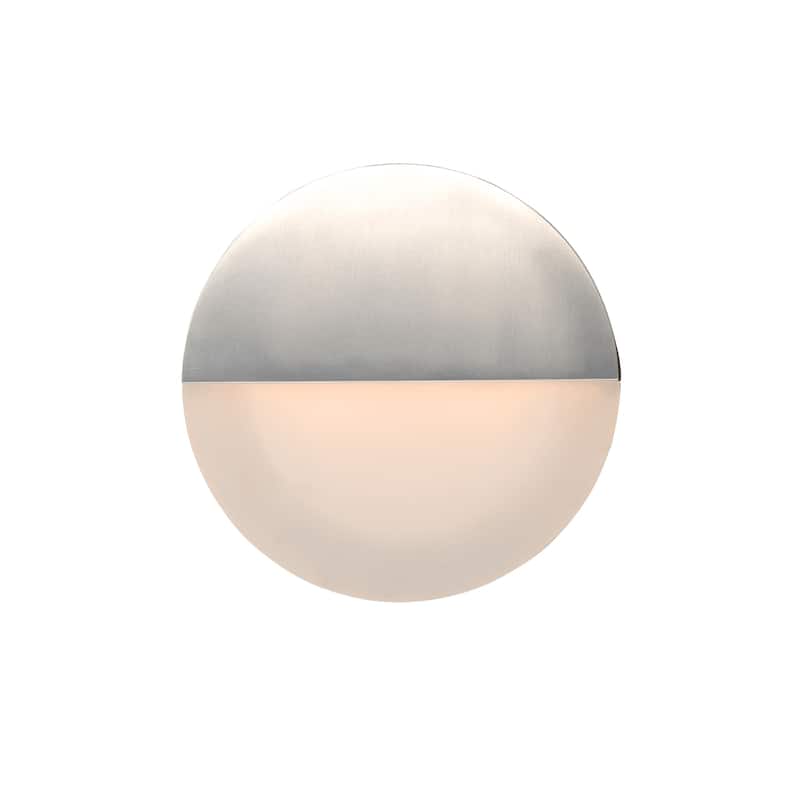 Alumilux Sconce 10" Wide Aluminum Wall Sconce - satin aluminum