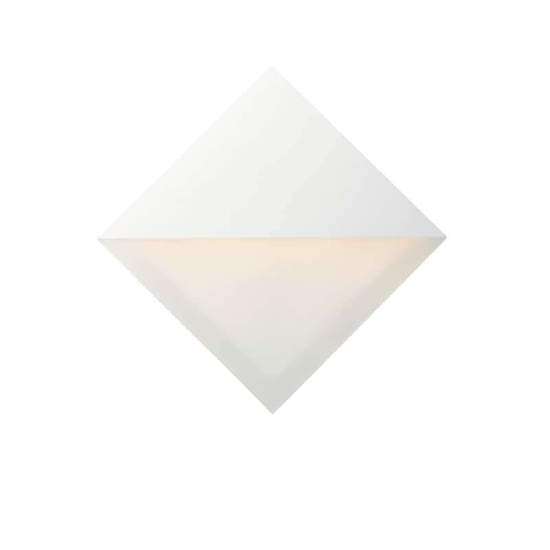 Alumilux Sconce 8" Wide Aluminum Wall Sconce - White