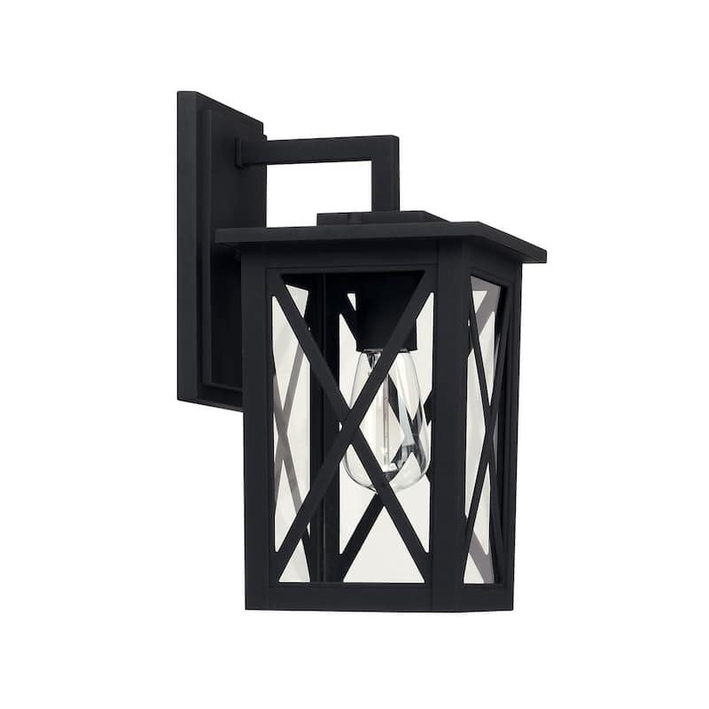 Avondale 1-light Black Outdoor Wall Lantern