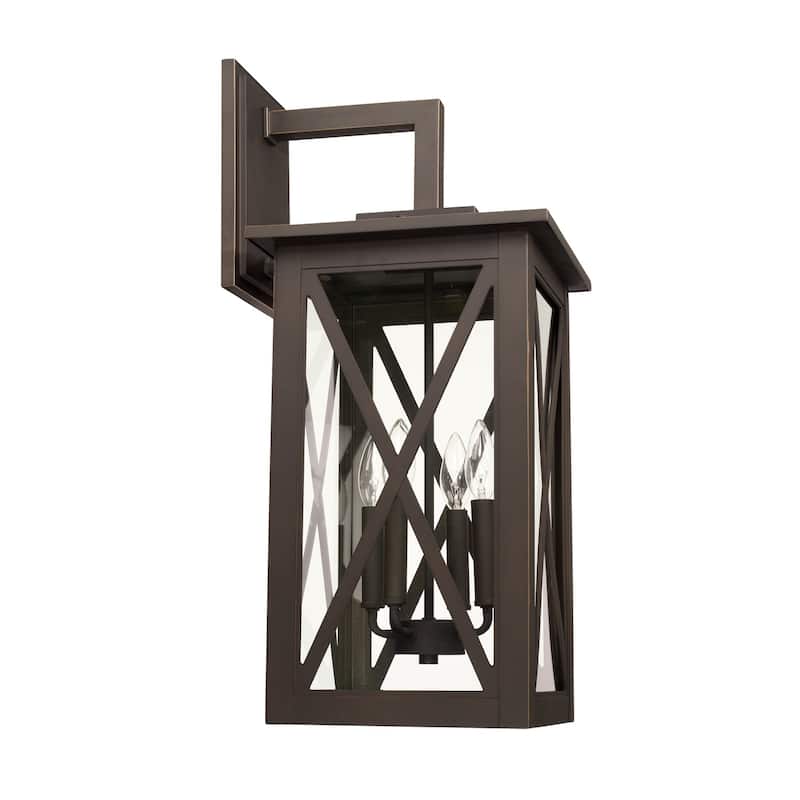 Avondale 4-light Oiled Bronze Outdoor Wall Lantern