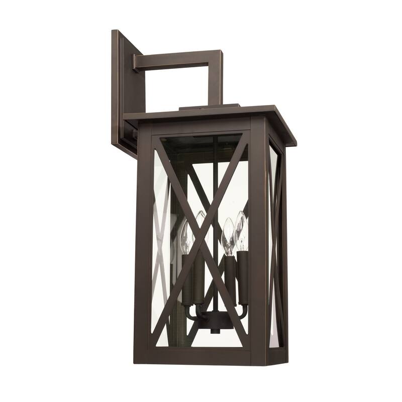 Avondale 4-light Oiled Bronze Outdoor Wall Lantern - Oiled Bronze