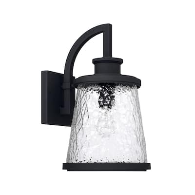 Tory 1-light Black Outdoor Wall Lantern