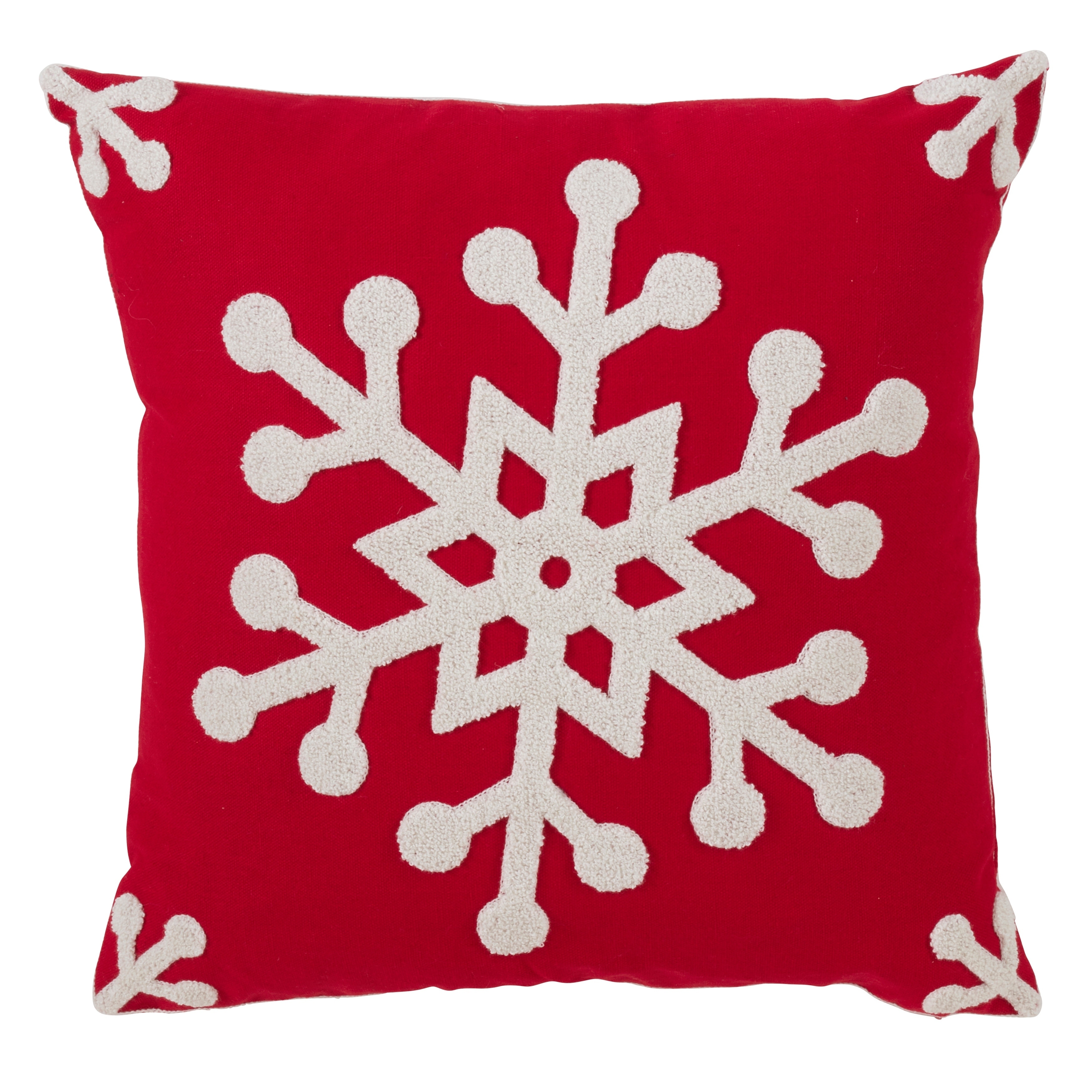 Christmas Snowflakes Throw Pillow Covers & Insert (Set of 4) - On Sale -  Bed Bath & Beyond - 34737299