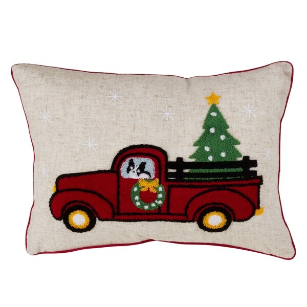 stuffed truck pillow