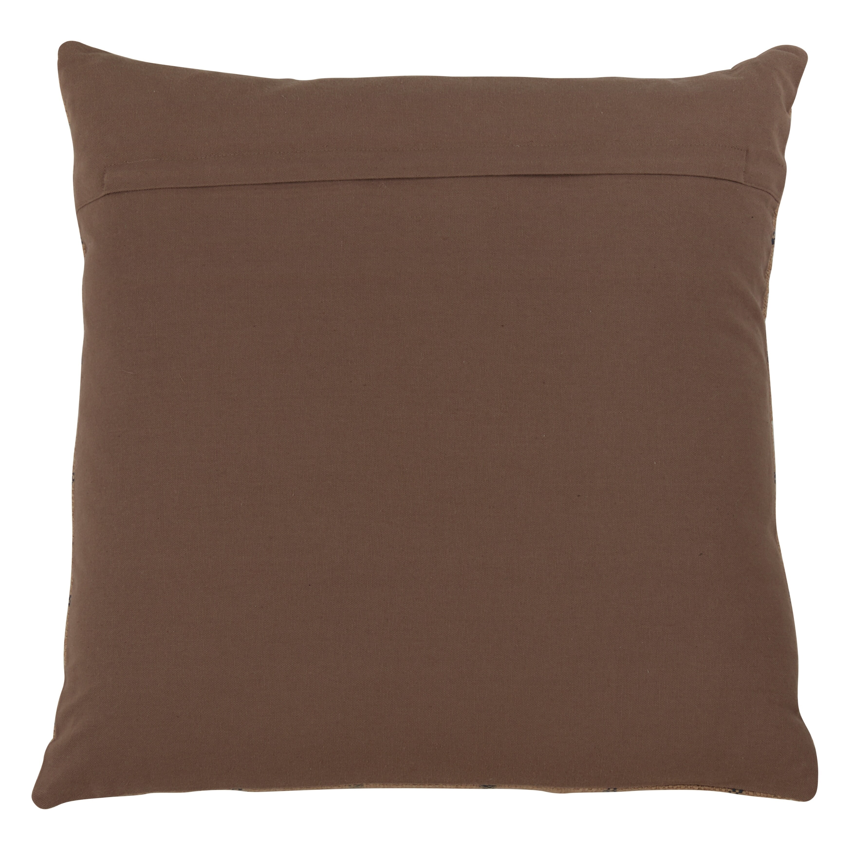Shop Cotton Throw Pillow With Checkered Design And Down Filling