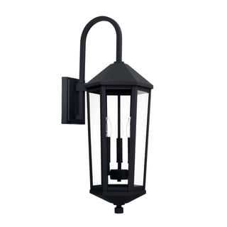 Ellsworth 3-light Black Outdoor Wall Lantern