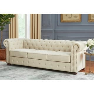 Simple Living Sofas Couches Online At Our Best Simple Living Barwick Chesterfield Sofa