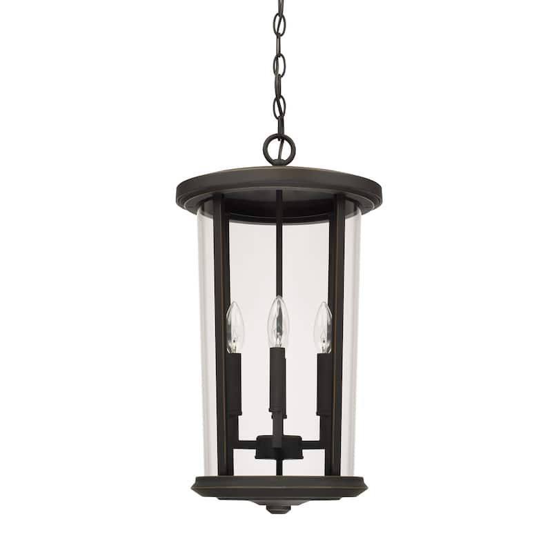 Howell 4-light Oiled Bronze Outdoor Hanging Lantern