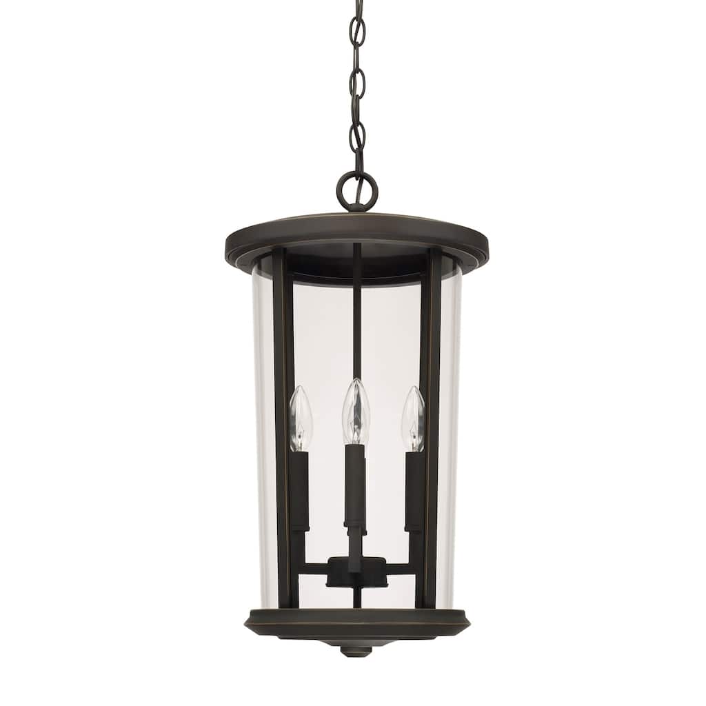Howell 4-light Oiled Bronze Outdoor Hanging Lantern