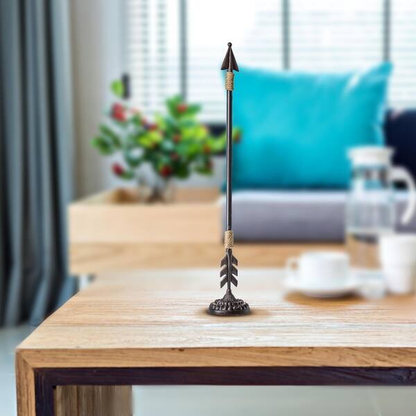 American Art Decor Iron Metal Arrow Tabletop Figurine American Art Decor Iron Metal Arrow Tabletop Figurine