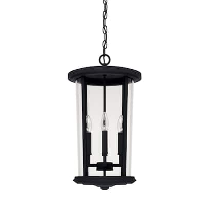 Howell 4-light Black Outdoor Hanging Lantern