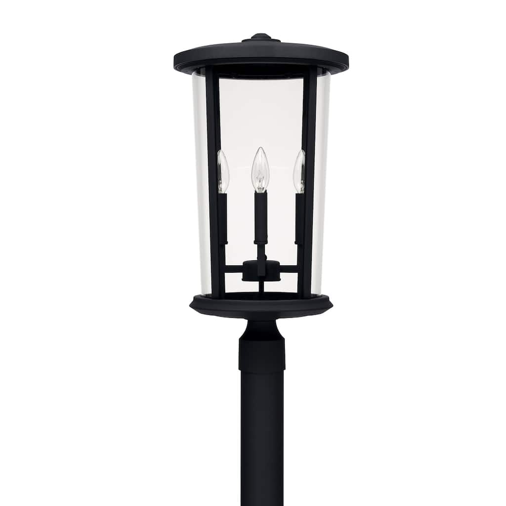 Howell 4-light Black Outdoor Post Mount