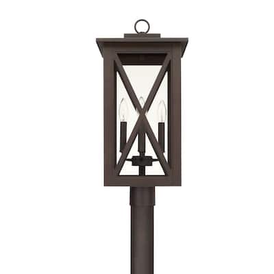 Avondale 4-light Oiled Bronze Outdoor Post Mount