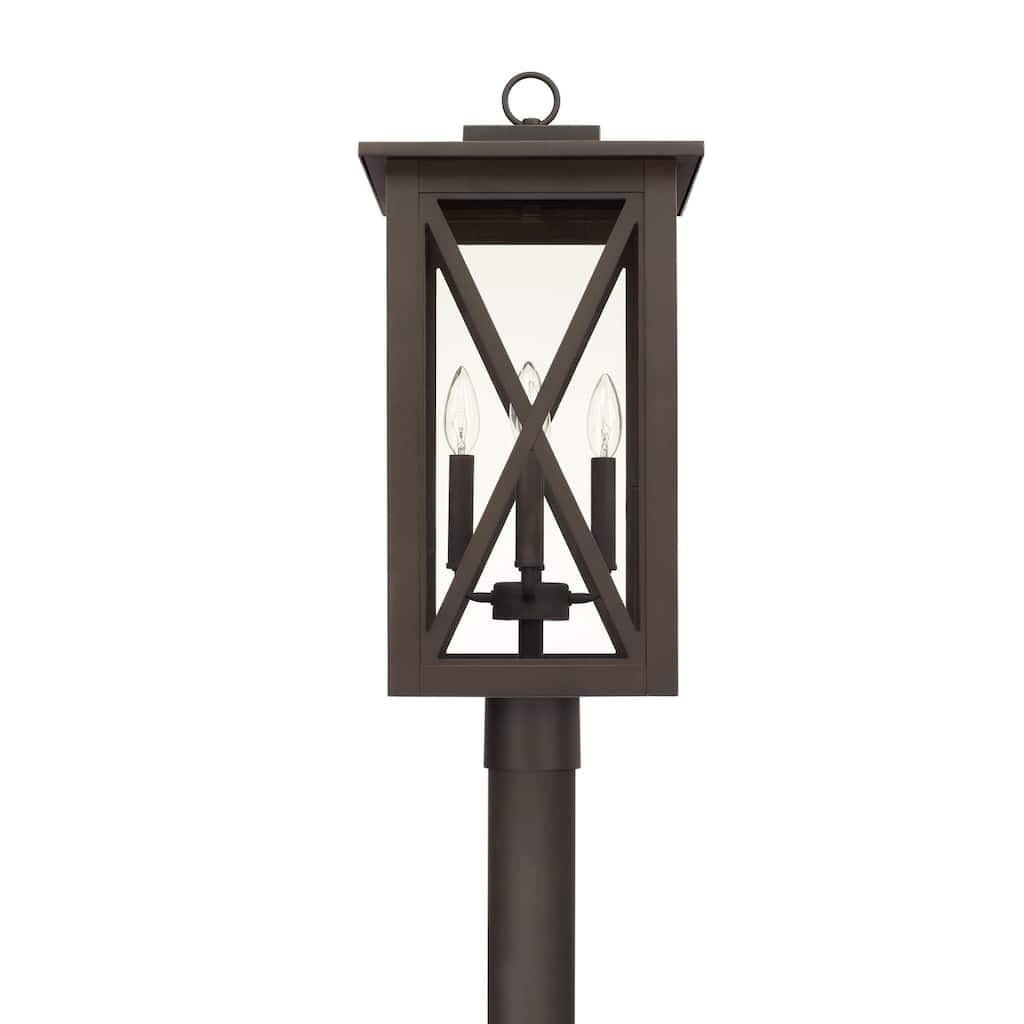 Avondale 4-light Oiled Bronze Outdoor Post Mount