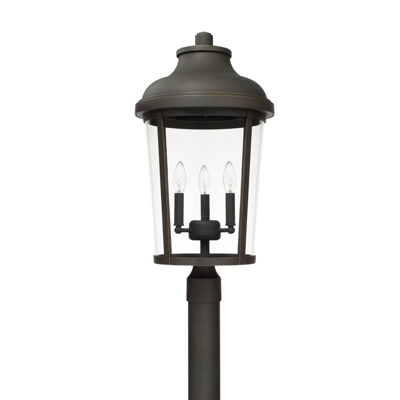 Dunbar 3-light Oiled Bronze Outdoor Post Mount - Bed Bath & Beyond 