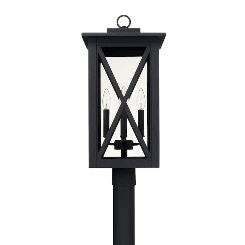 Avondale 4-light Black Outdoor Post Mount