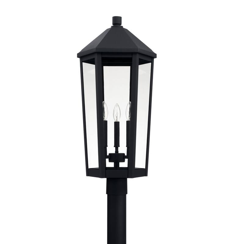 Ellsworth 3-light Black Outdoor Post Mount - N/A