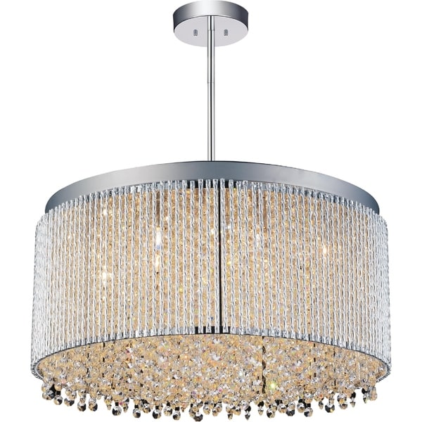 bowen round crystal chandelier