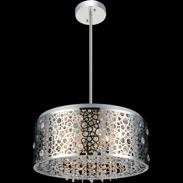 Silver Orchid Boyd 7-light Chandelier with Chrome Finish - Chandeliers For Bedrooms by Overstock.com